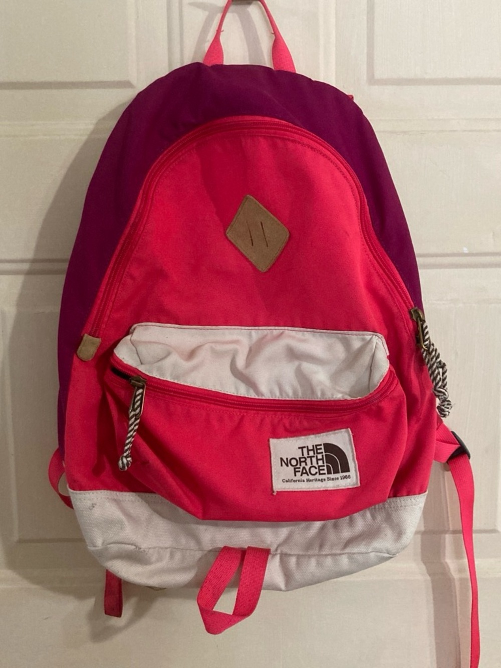 The North Face Kids Pink & Purple Backpack - Durable Everyday School Bag